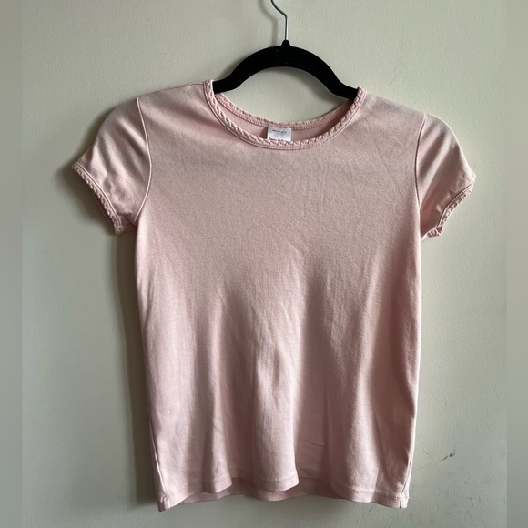 Hanna Andersson Girls Light Pink Tee US 10/140 cm - Picture 1 of 6